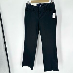 GAP FACTORY Pants Womens 4 Regular Black Curvy Fit Flared Leg Mid Rise NWT